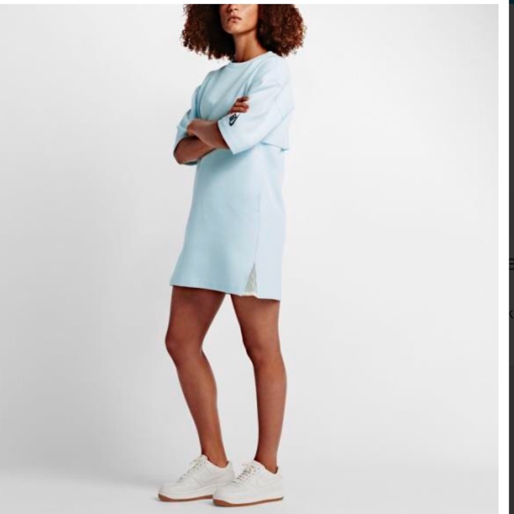 NikeLab Essentials Tech Fleece Dress -Glacier Blue